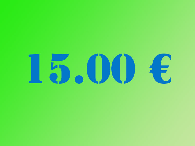 Donation 15.00€